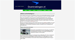 Desktop Screenshot of overtredingen.nl