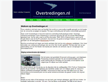 Tablet Screenshot of overtredingen.nl